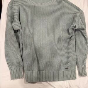 Hollister Light Blue Crew Neck Sweater